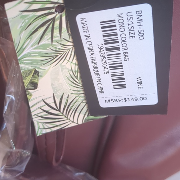 New Badgley Mischka Plum Dumpling Bag - Picture 9 of 9